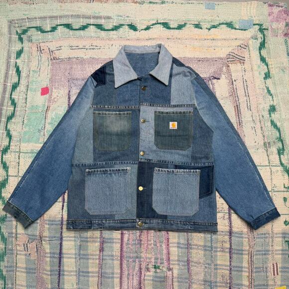 Carhartt Other - Custom upcycled carhartt chore jacket size medium